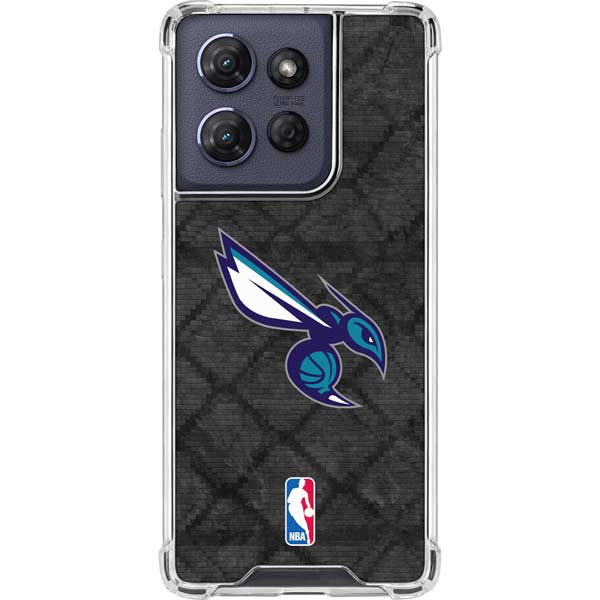 NBA Charlotte Hornets Dark Rust Moto G Power 5G (2025) Clear Case