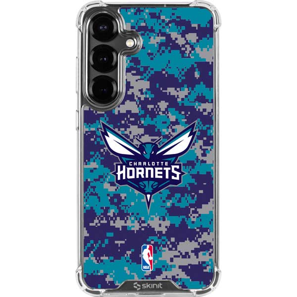 NBA Charlotte Hornets Digi Camo Galaxy S26 Clear Case