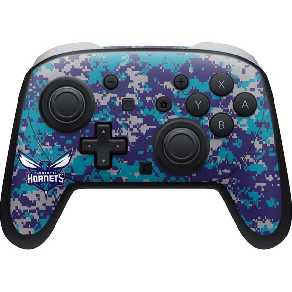 NBA Charlotte Hornets Digi Camo Nintendo Skins
