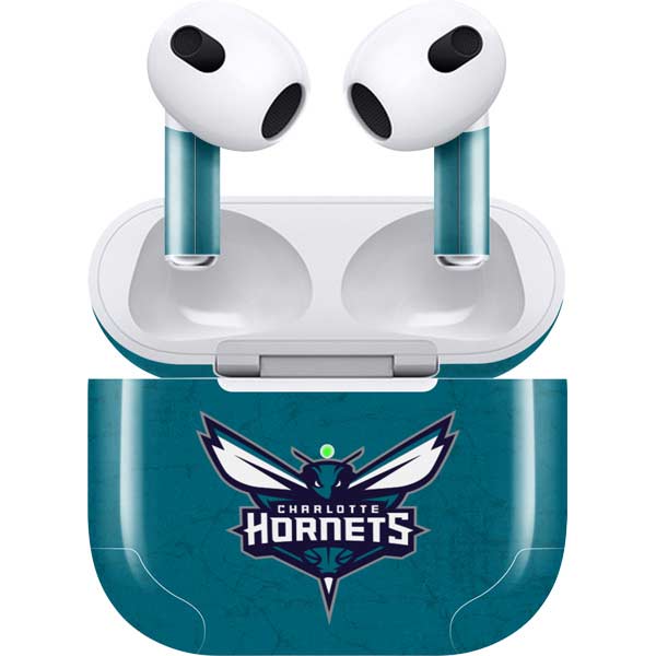 NBA Charlotte Hornets Distressed Apple AirPods (3rd Gen 2021) Skin