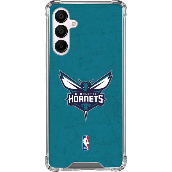 NBA Charlotte Hornets Distressed Galaxy A16 5G Clear Case