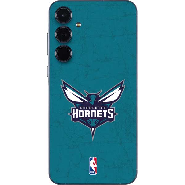 NBA Charlotte Hornets Distressed Galaxy A35 5G Skin
