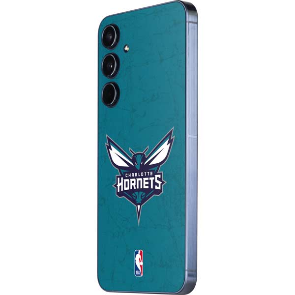 NBA Charlotte Hornets Distressed Galaxy A35 5G Skin