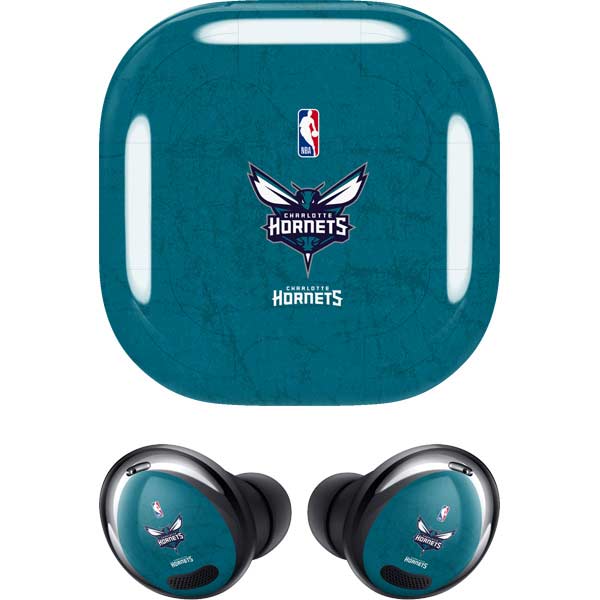 NBA Charlotte Hornets Distressed Galaxy Buds Pro Skin