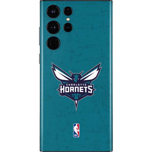 NBA Charlotte Hornets Distressed Galaxy S22 Ultra Skin