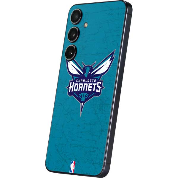NBA Charlotte Hornets Distressed Galaxy S25 Plus Skin