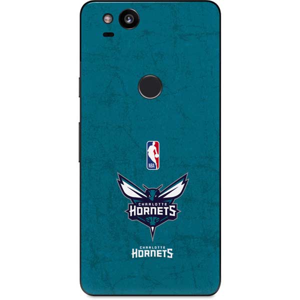 NBA Charlotte Hornets Distressed Google Pixel 2 Skin