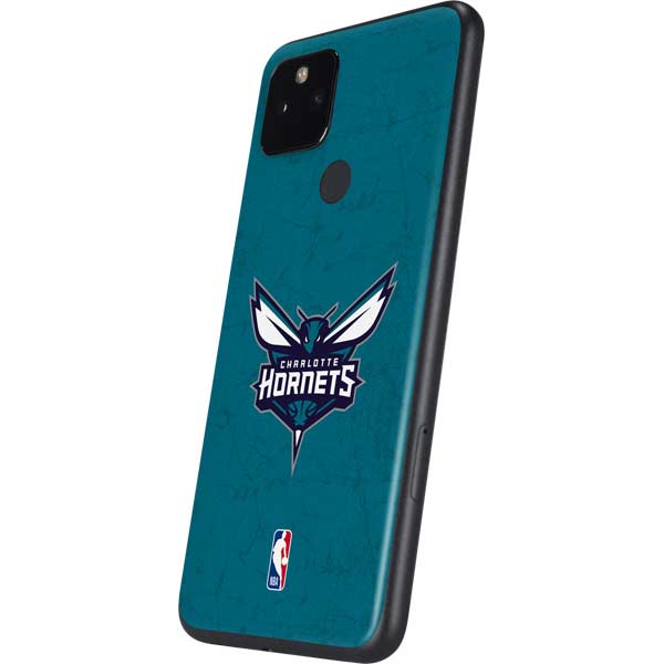 NBA Charlotte Hornets Distressed Google Pixel 5a Skin