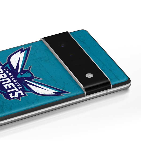 NBA Charlotte Hornets Distressed Google Pixel 6 Skin