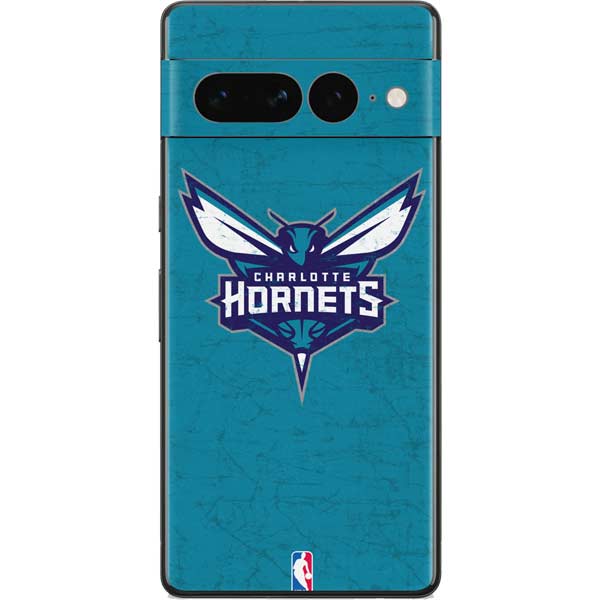 NBA Charlotte Hornets Distressed Google Pixel 7 Pro Skin