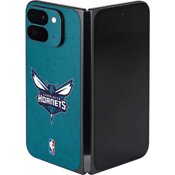 NBA Charlotte Hornets Distressed Google Pixel 9 Pro Fold Skin