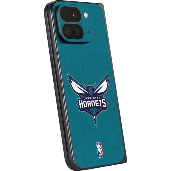 NBA Charlotte Hornets Distressed Google Pixel 9 Pro Fold Skin