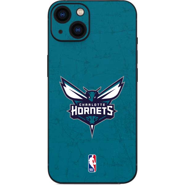 NBA Charlotte Hornets Distressed iPhone 13 Skin