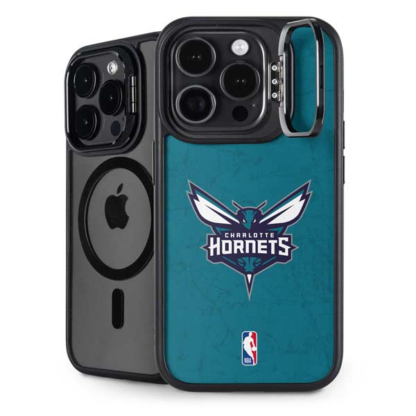 NBA Charlotte Hornets Distressed iPhone 14 Pro Kickstand Case