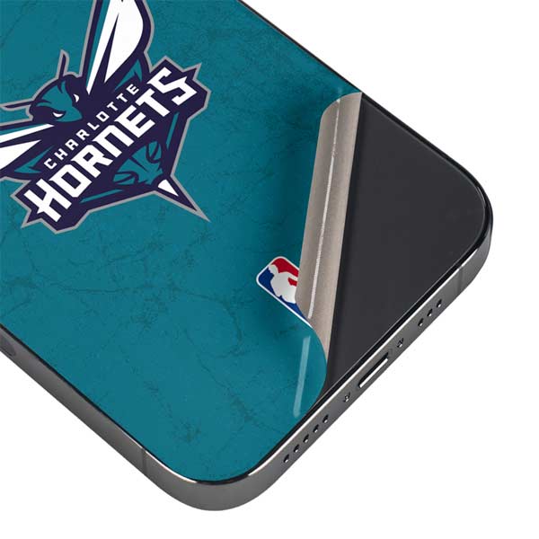 NBA Charlotte Hornets Distressed iPhone 15 Pro Skin