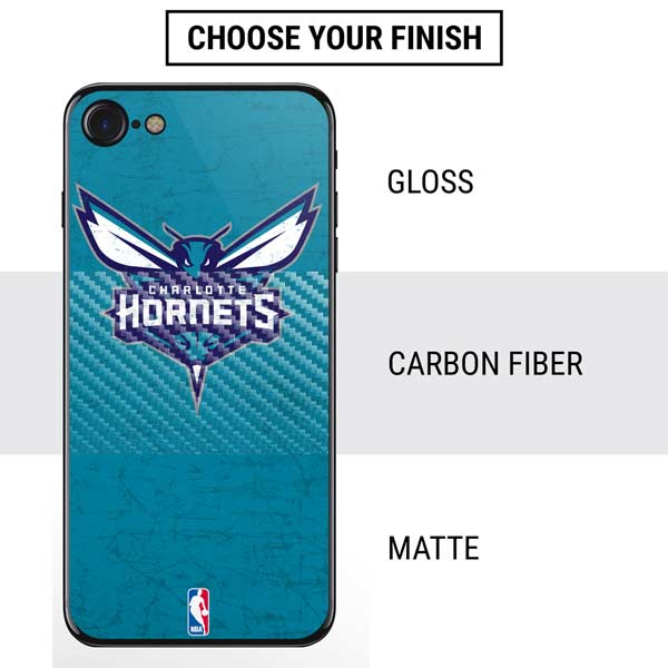 NBA Charlotte Hornets Distressed iPhone SE (2nd & 3rd Gen) Skin