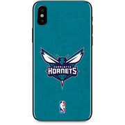 NBA Charlotte Hornets Distressed iPhone XS Skin