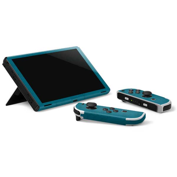 NBA Charlotte Hornets Distressed Nintendo Switch OLED (2021) Skin