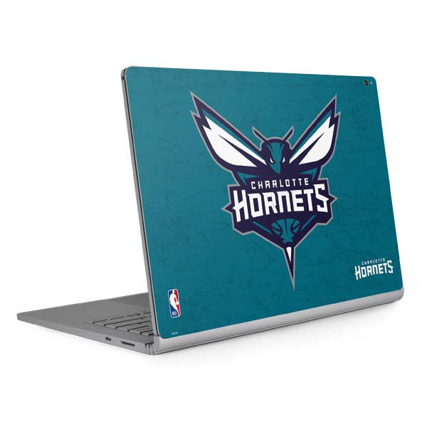 NBA Charlotte Hornets Distressed Surface Book 2 15in Skin