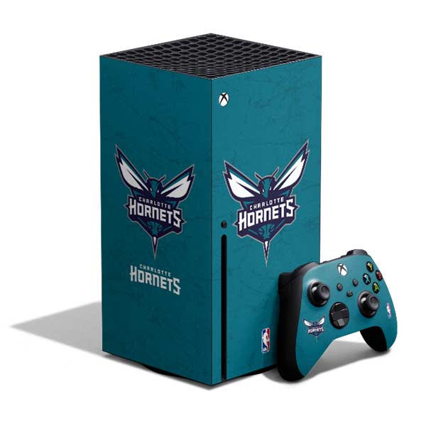 NBA Charlotte Hornets Distressed Xbox Series X Bundle Skin