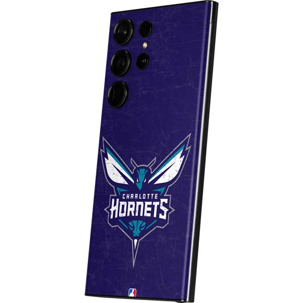 NBA Charlotte Hornets Distressed-Purple Galaxy Skins