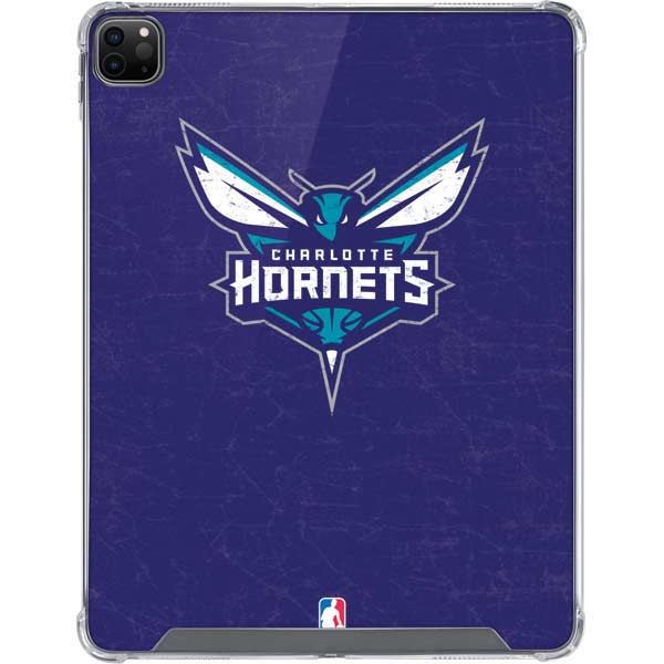 NBA Charlotte Hornets Distressed-Purple iPad Cases