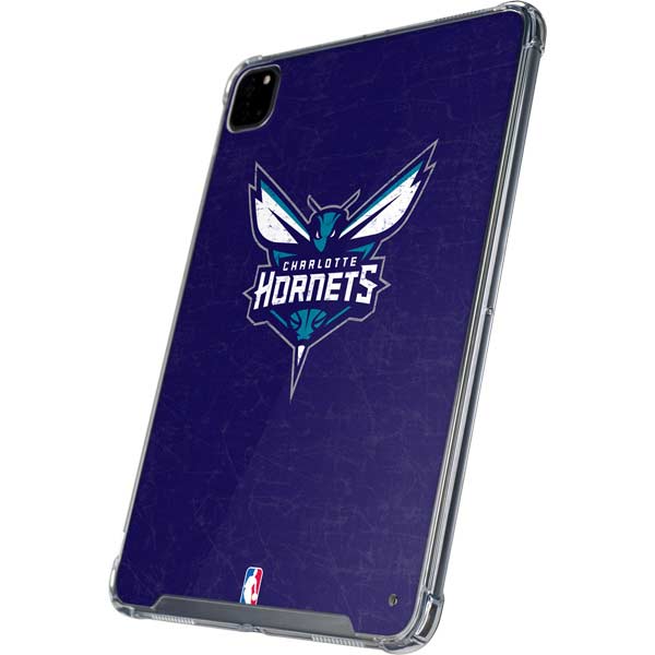 NBA Charlotte Hornets Distressed-Purple iPad Cases