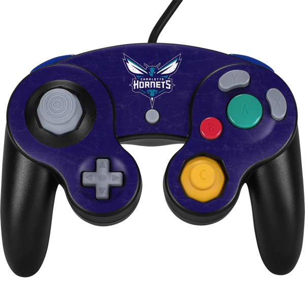 NBA Charlotte Hornets Distressed-Purple Nintendo Skins