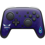 NBA Charlotte Hornets Distressed-Purple Nintendo Skins