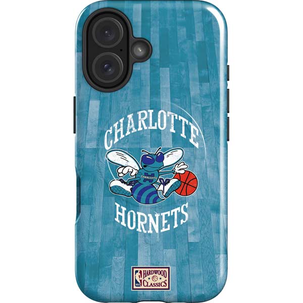 NBA Charlotte Hornets Hardwood Classics iPhone 16 Magsafe Impact Case