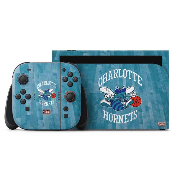 NBA Charlotte Hornets Hardwood Classics Nintendo Switch 2 (2025) with Joy-Con Skin