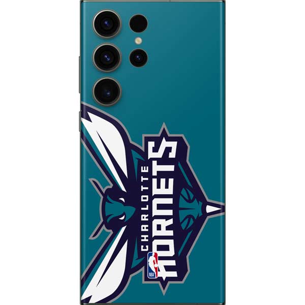 NBA Charlotte Hornets Large Logo Galaxy Skins