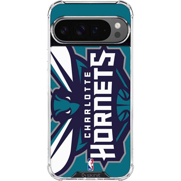 NBA Charlotte Hornets Large Logo Google Pixel 10 Pro XL Clear Case