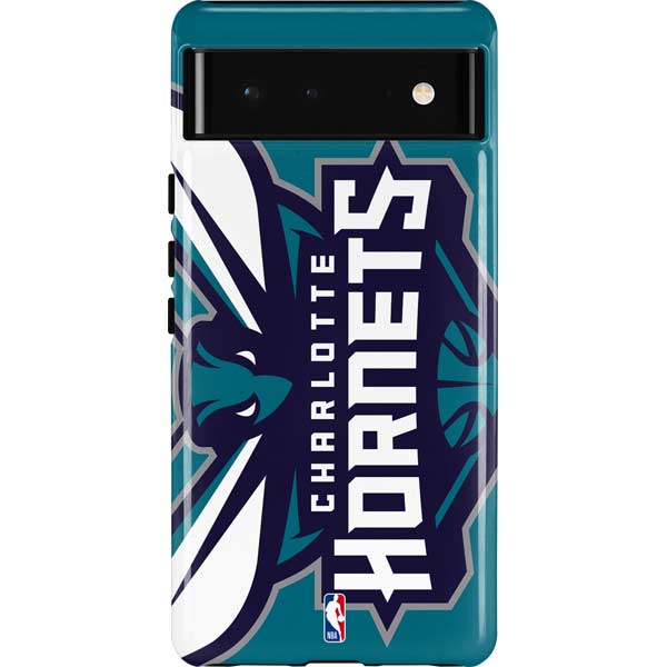 NBA Charlotte Hornets Large Logo Pixel Cases