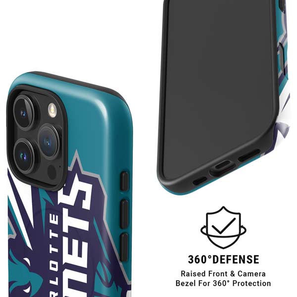 NBA Charlotte Hornets Large Logo iPhone 16 Pro Magsafe Impact Case