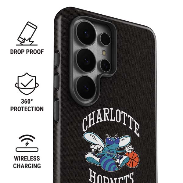 NBA Charlotte Hornets Retro Palms Galaxy S26 Ultra Impact Case