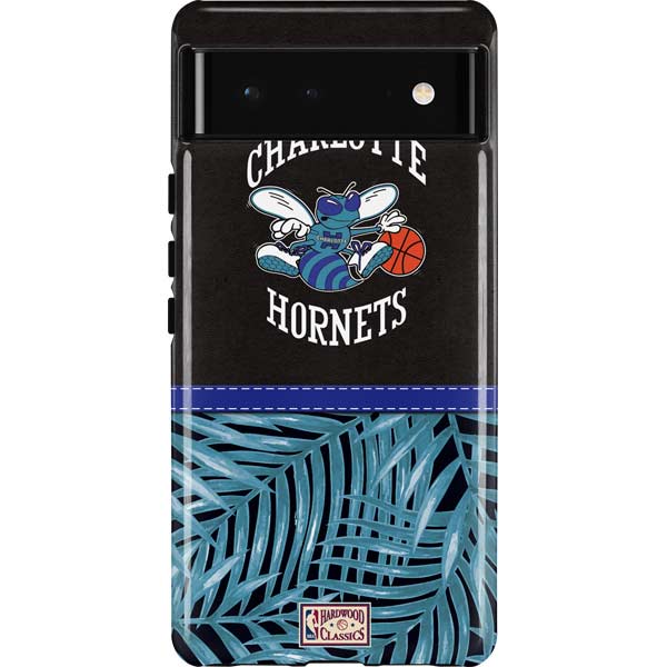NBA Charlotte Hornets Retro Palms Pixel Cases