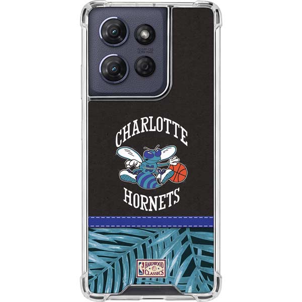 NBA Charlotte Hornets Retro Palms Moto G 5G (2025) Clear Case