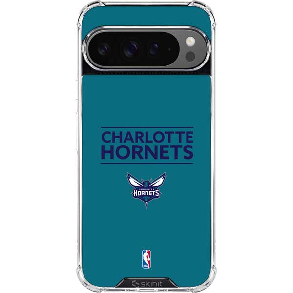 NBA Charlotte Hornets Standard - Blue Google Pixel 10 Pro XL Clear Case