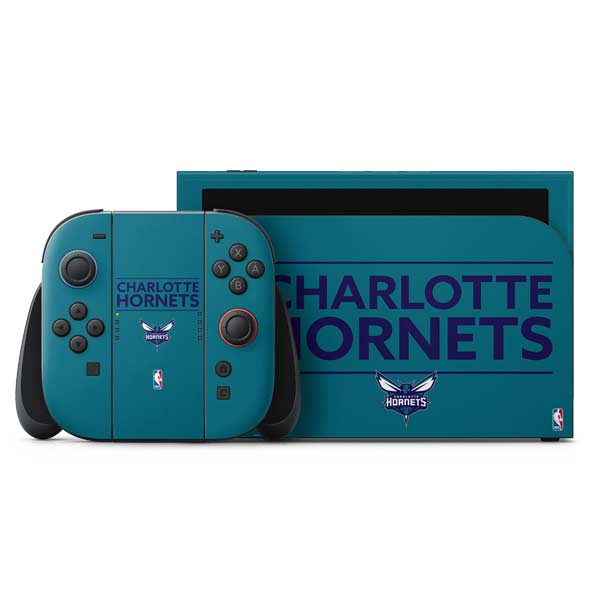 NBA Charlotte Hornets Standard - Blue Nintendo Skins