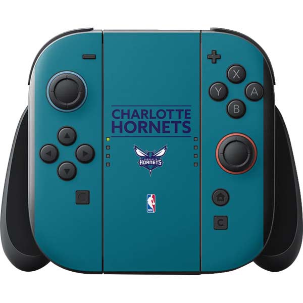 NBA Charlotte Hornets Standard - Blue Nintendo Switch 2 (2025) with Joy-Con Skin