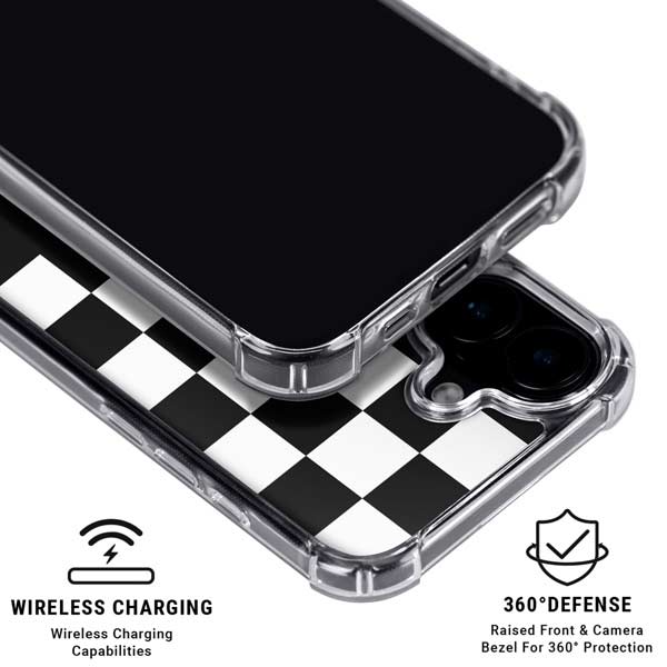 Checkerboard Split iPhone 17 MagSafe Case