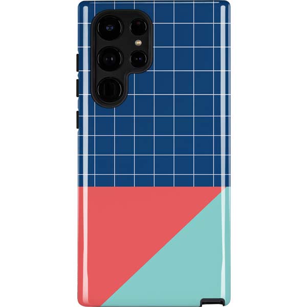 Checkered Split Galaxy Cases