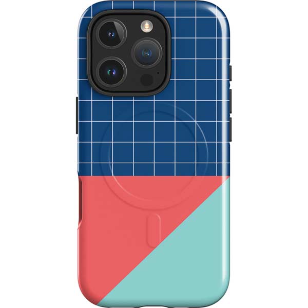 Checkered Split iPhone 16 Pro Max Magsafe Impact Case