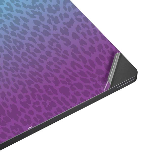 Cheetah Print Purple and Blue Surface Laptop 7 15in Skin