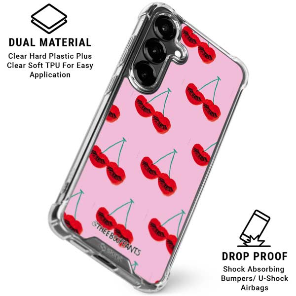 Bouffants and Broken Hearts Cherry Lash Galaxy S26 Plus Clear Case
