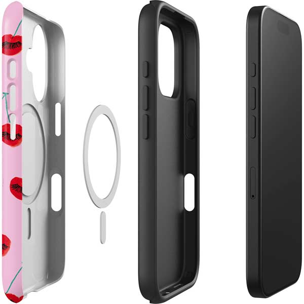 Bouffants and Broken Hearts Cherry Lash iPhone 16 Magsafe Impact Case
