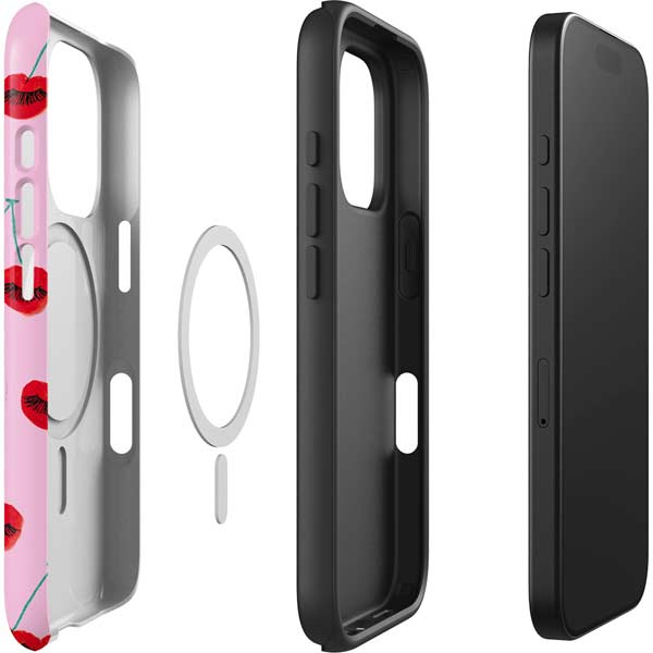 Bouffants and Broken Hearts Cherry Lash iPhone 16 Pro Max Magsafe Impact Case
