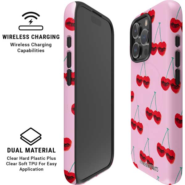 Bouffants and Broken Hearts Cherry Lash iPhone 16 Pro Max Magsafe Impact Case