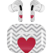 Chevron Heart AirPods Skins